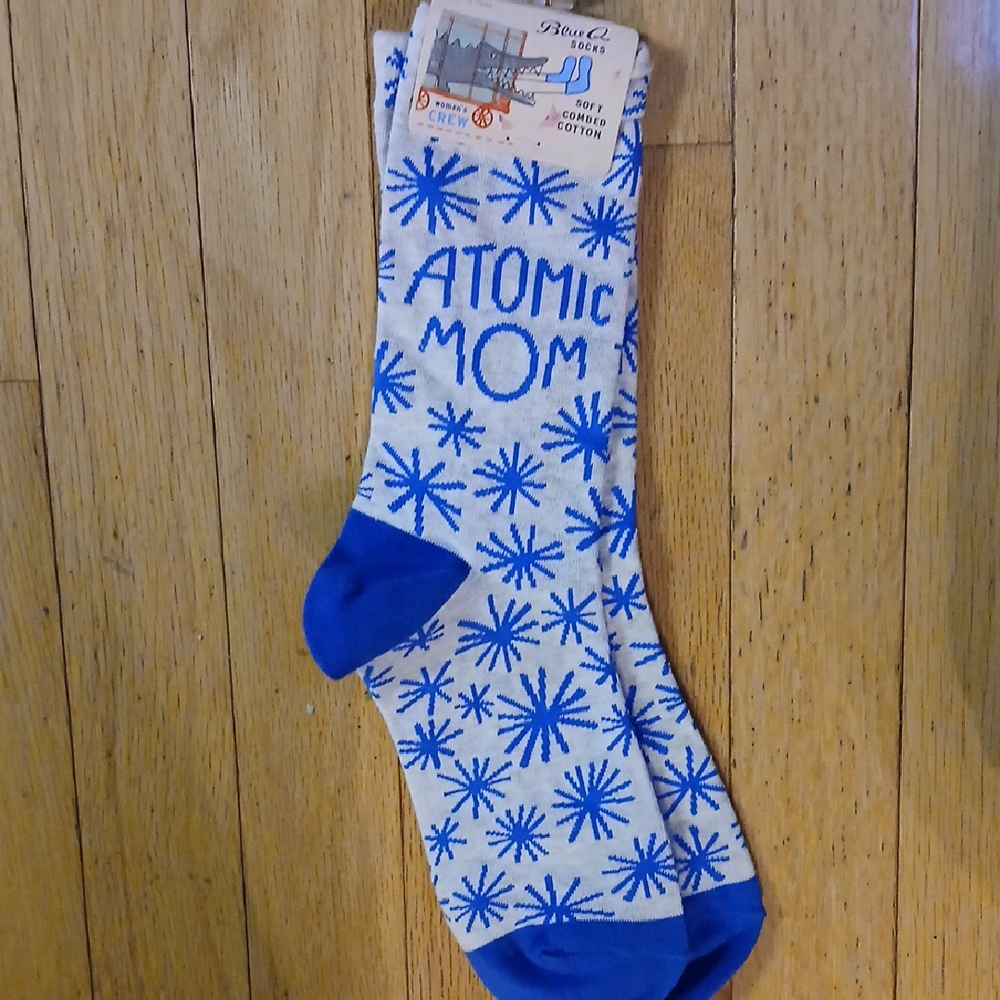 Blue Q Crew Socks